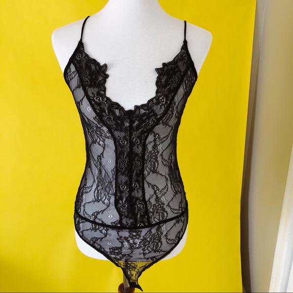 Zara Tops Zara Lace Bodysuit Poshmark